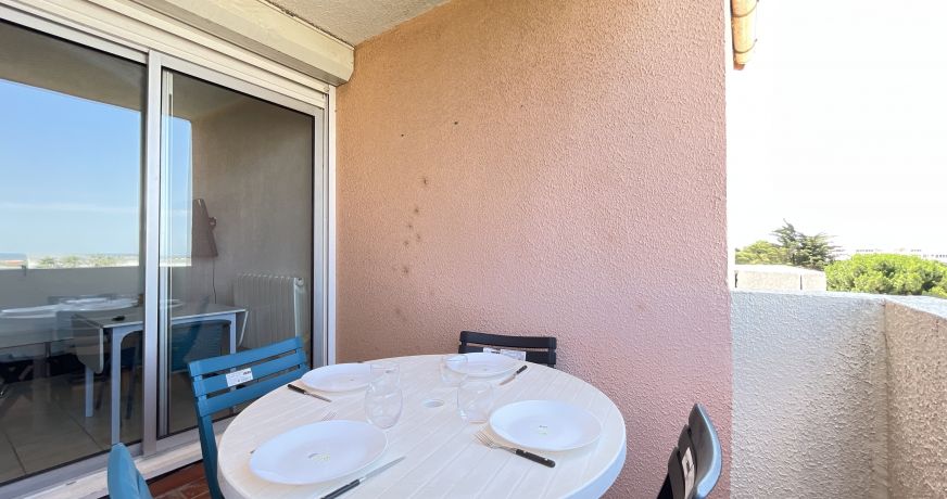 en location saisonnière Studio cabine Sète