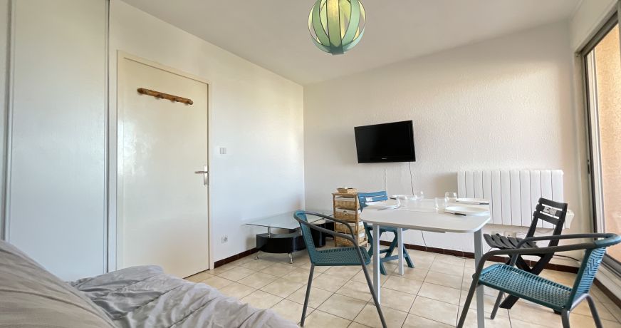 en location saisonnière Studio cabine Sète