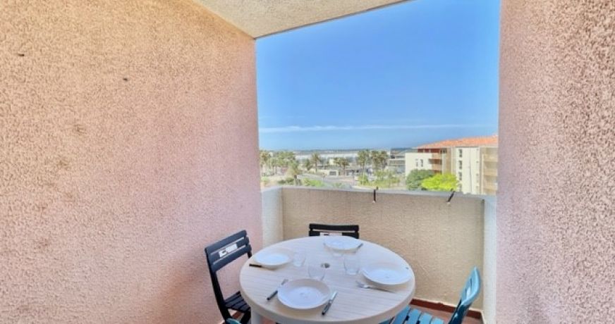 en location saisonnière Studio cabine Sète