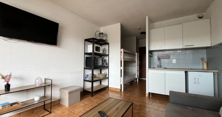 en location saisonnière Studio cabine Sète