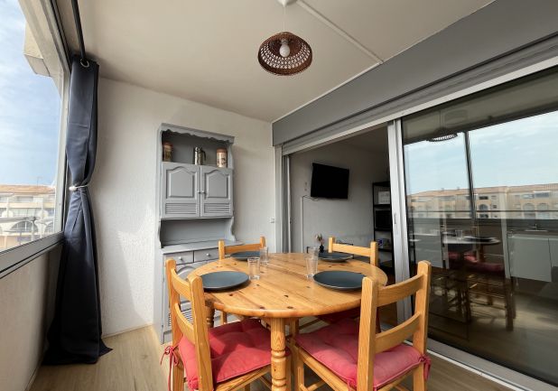 en location saisonnière Studio cabine Sète