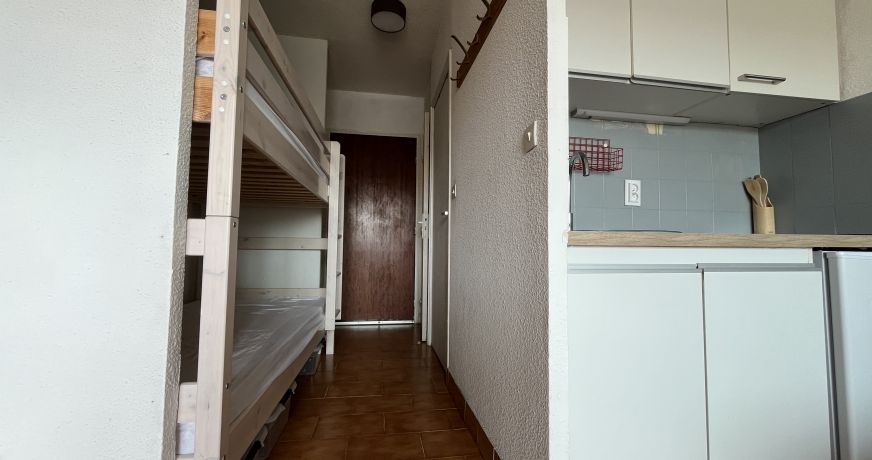 en location saisonnière Studio cabine Sète