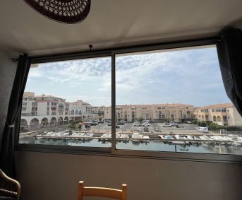 en location saisonnière Studio cabine Sète