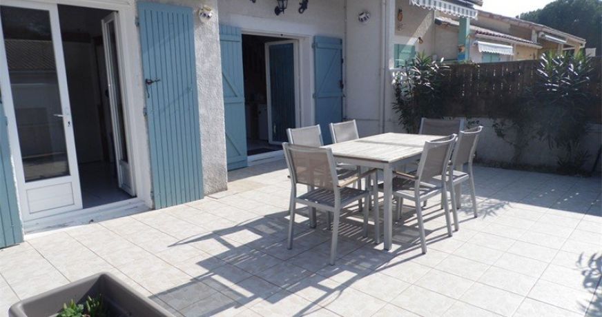 en location saisonnière Maison Marseillan Plage