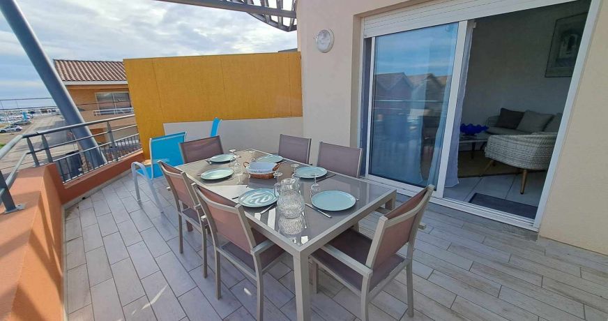 en location saisonnière Appartement Marseillan
