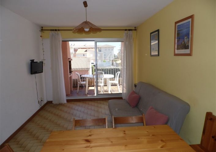 en location saisonnière Studio cabine Marseillan Plage