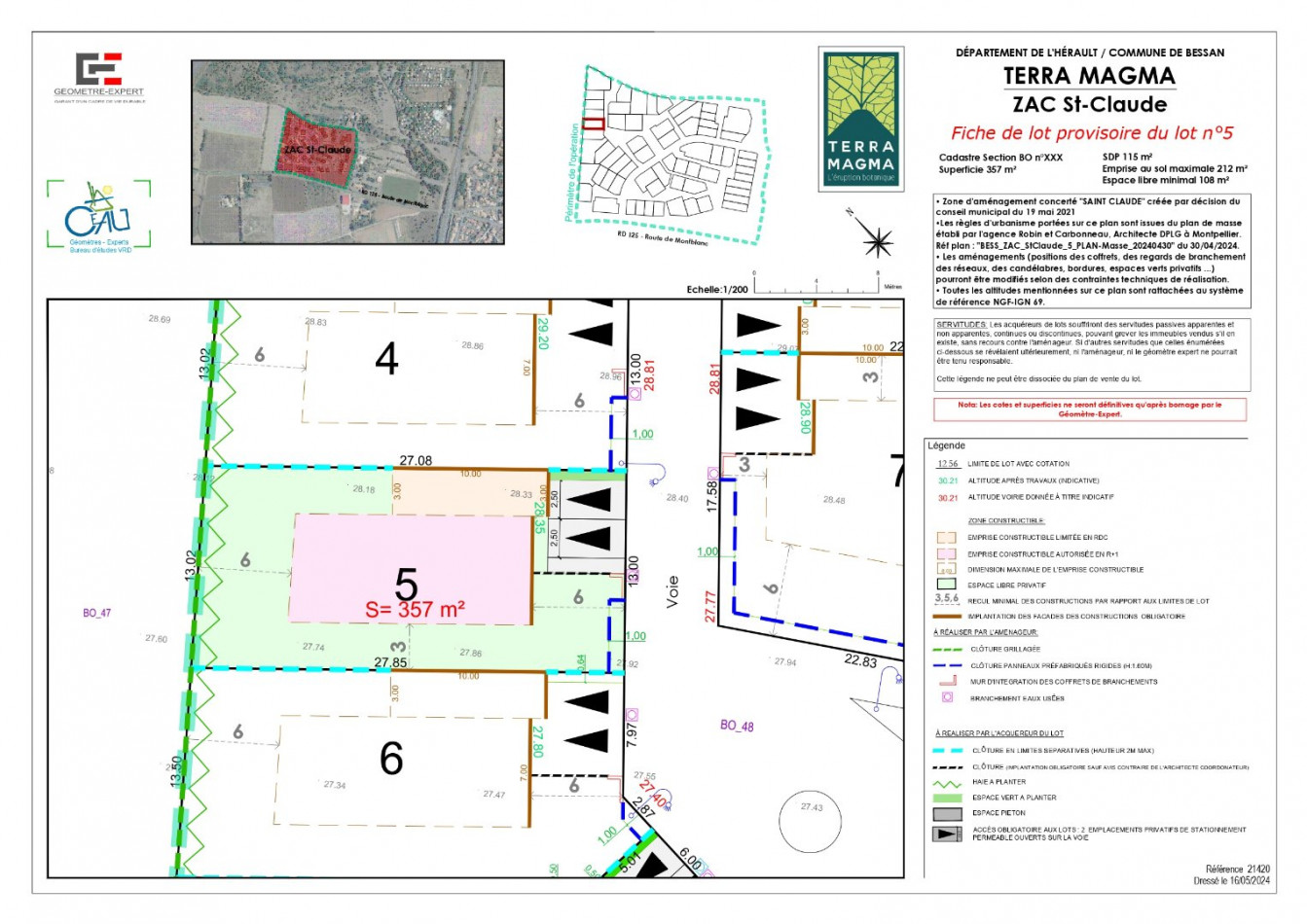 vente Terrain constructible Bessan - Photo 5
