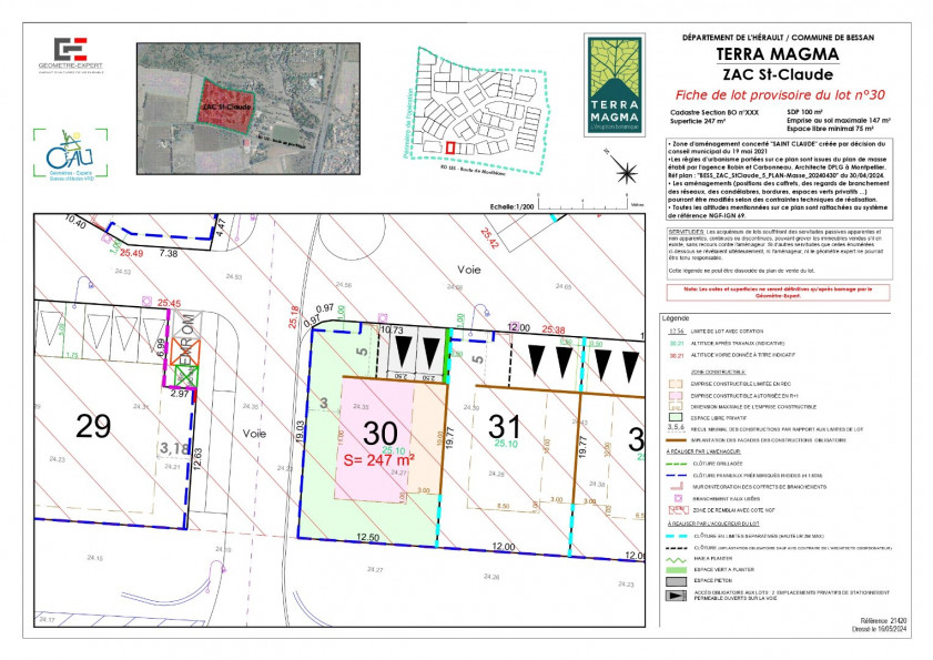 vente Terrain constructible Bessan - Photo 5