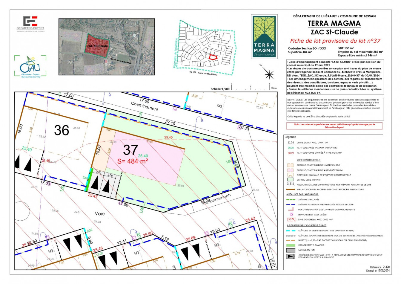 vente Terrain constructible Bessan - Photo 5