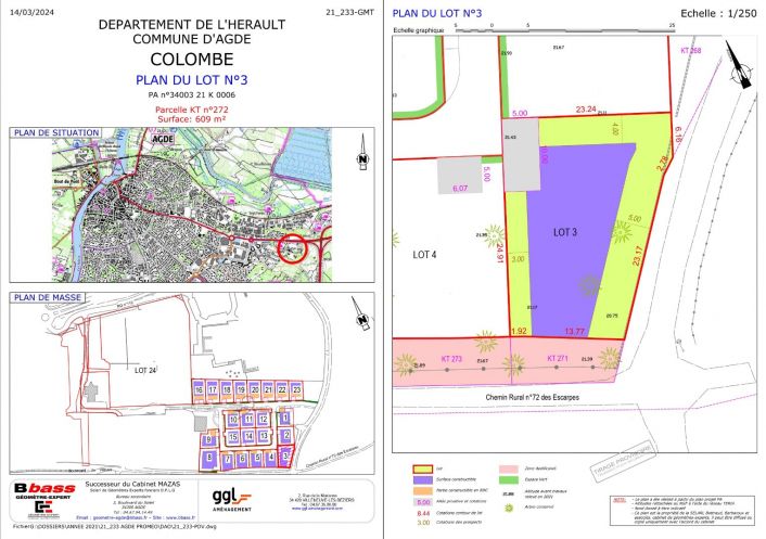vente Terrain constructible Agde
