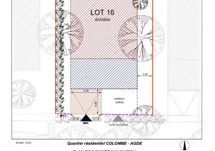 vente Terrain constructible Agde