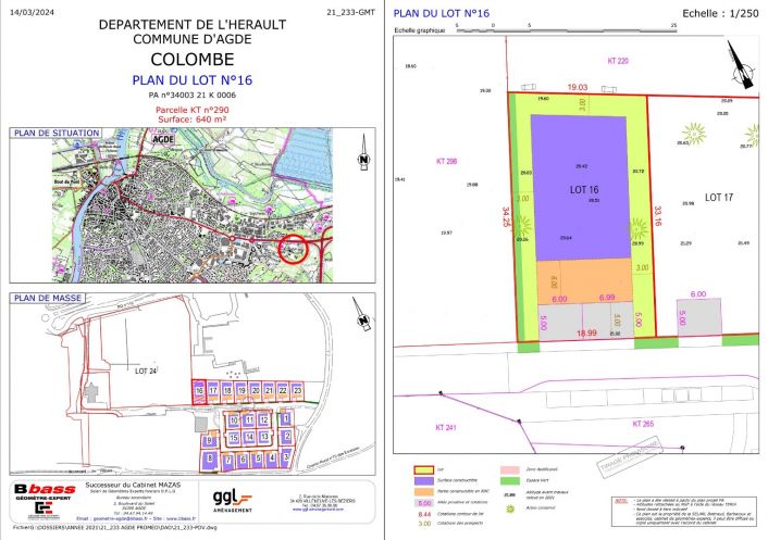 vente Terrain constructible Agde