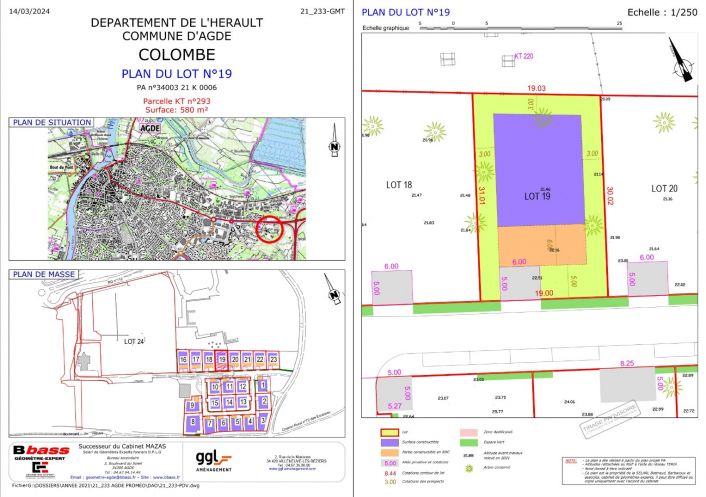 vente Terrain constructible Agde