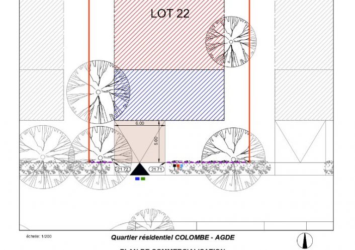 vente Terrain constructible Agde