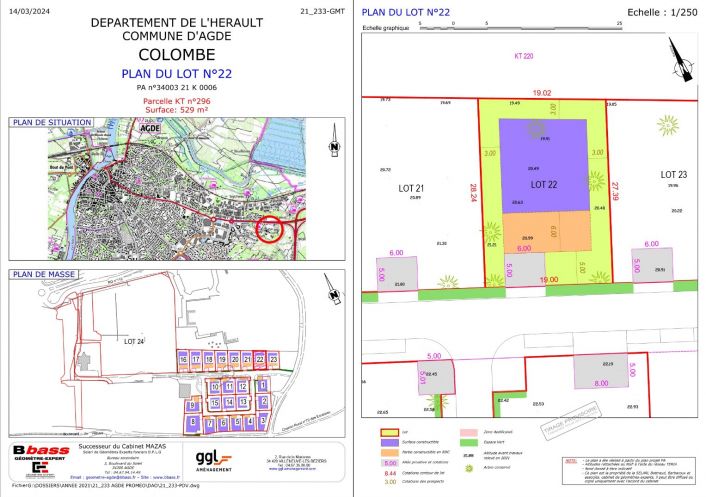 vente Terrain constructible Agde