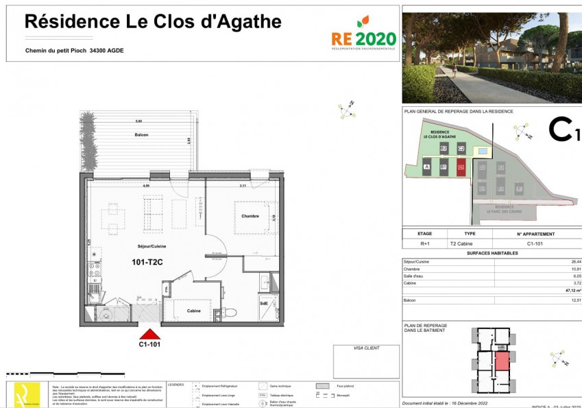 vente Appartement Agde - Photo 3