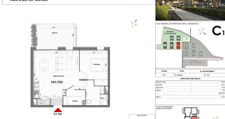 vente Appartement Agde