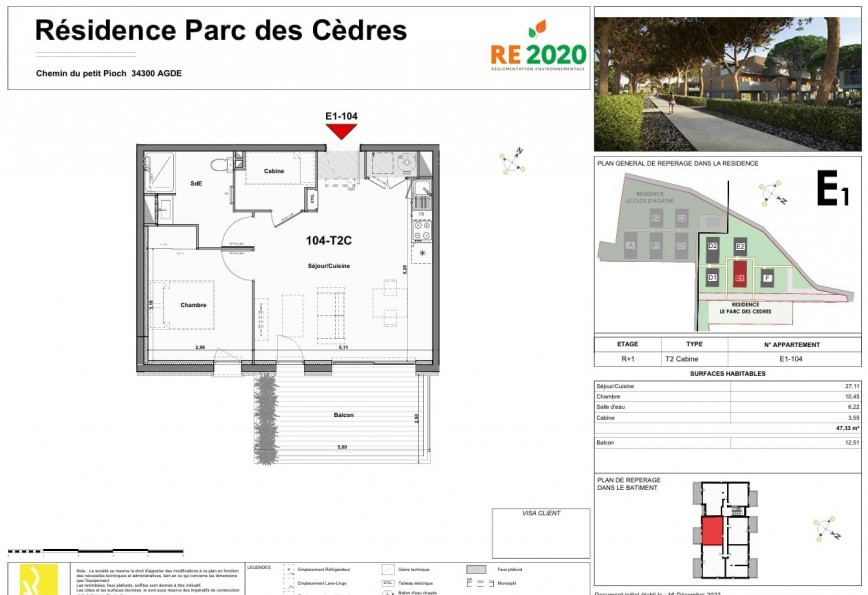 vente Appartement Agde - Photo 3