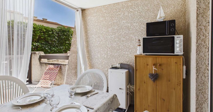 en location saisonnière Studio Marseillan Plage