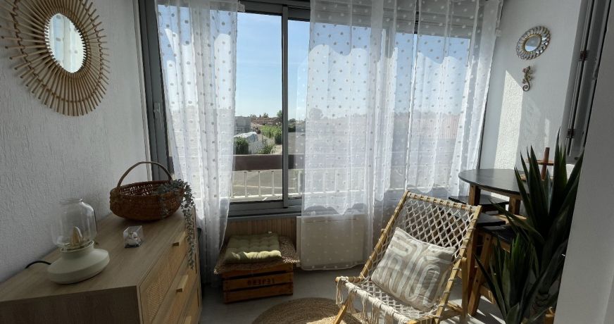 vente Studio cabine Marseillan Plage