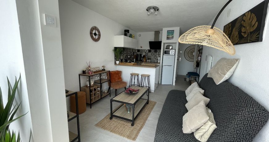 vente Studio cabine Marseillan Plage