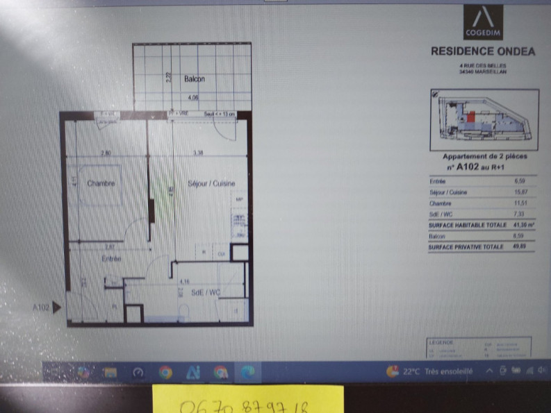 location Appartement Marseillan - Photo 8