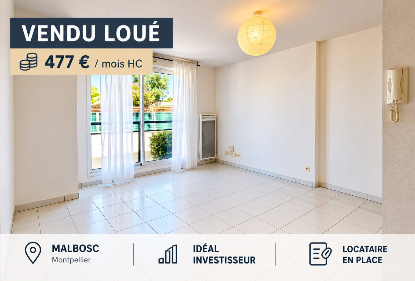 sale Appartement Montpellier - Photo 1