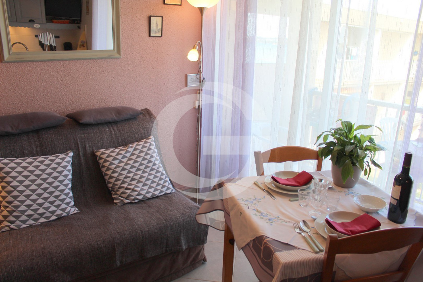 en location saisonnière Appartement rénové Balaruc Les Bains - Photo 2