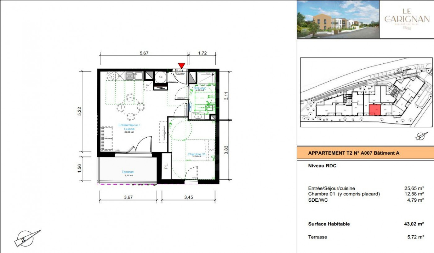 vente Appartement neuf Balaruc Les Bains - Photo 1