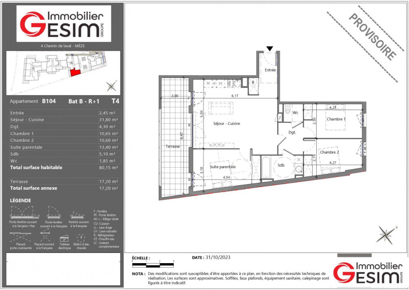 vente Appartement Meze - Photo 3