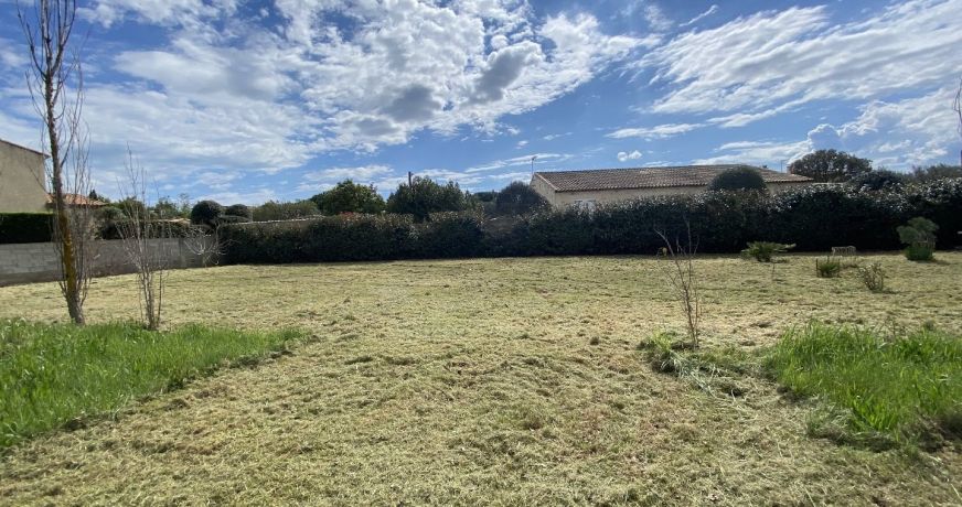 vente Terrain constructible Marseillan