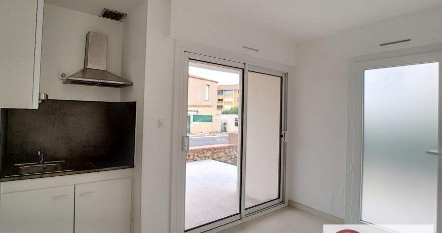 location Appartement en rez de jardin Valras Plage