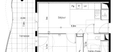 location Appartement terrasse Serignan