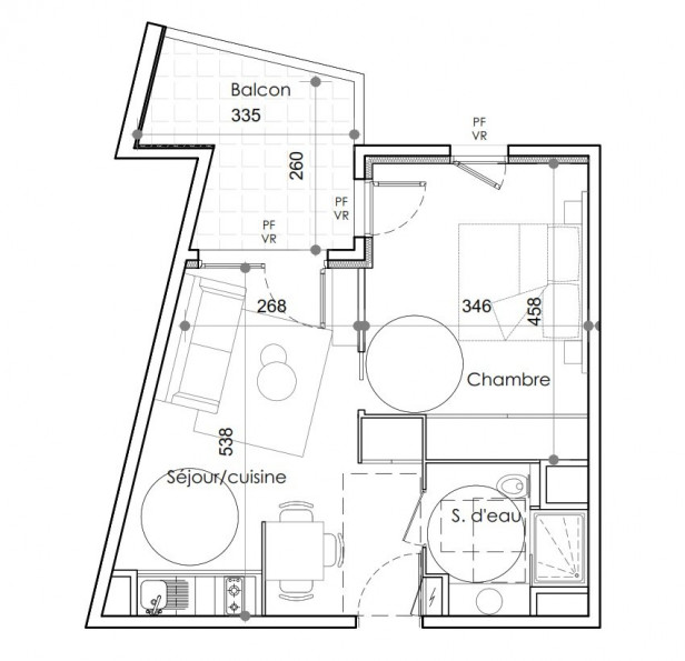 location Appartement en résidence Cap D'agde - Photo 9