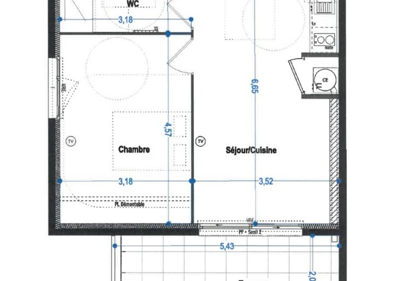 location Appartement en résidence Serignan - Photo 5