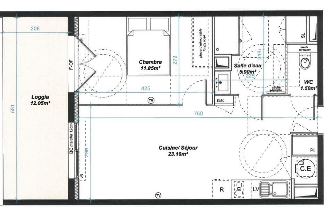 location Appartement en résidence Vias - Photo 9