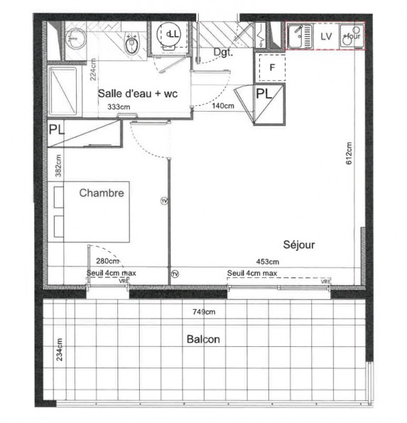 location Appartement en résidence Sauvian - Photo 4