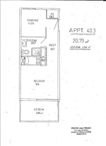 vente Appartement cabine Cap D'agde - Photo 9