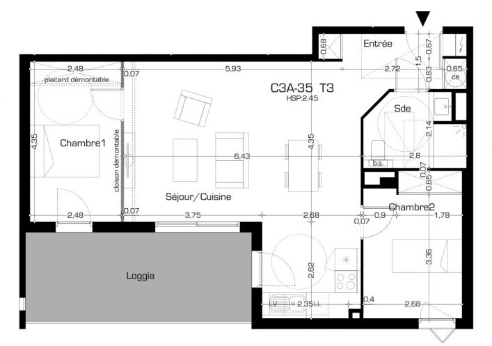 location Appartement en résidence Beziers