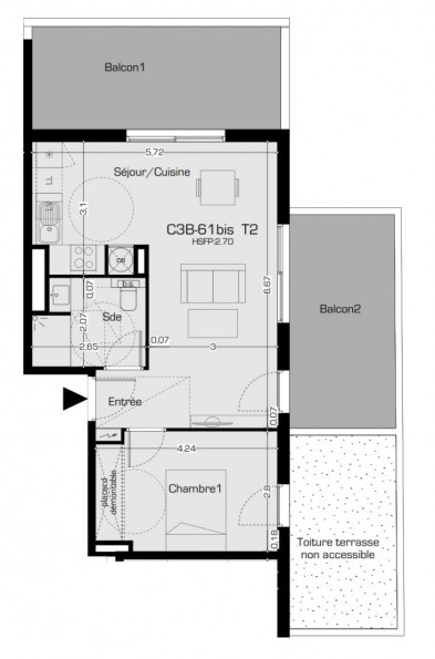 à louer Appartement en résidence Beziers - Photo 8