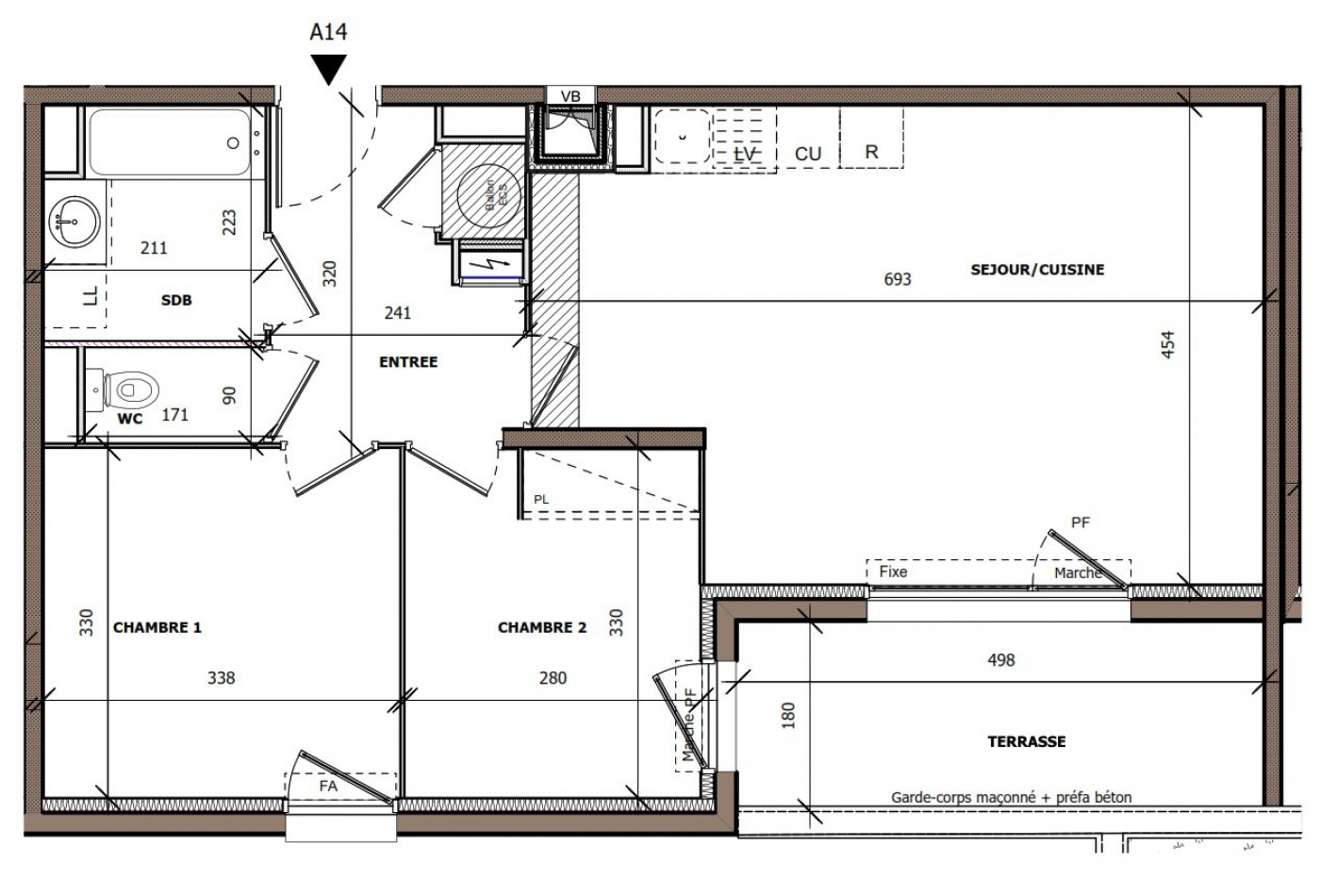location Appartement en résidence Beziers - Photo 5