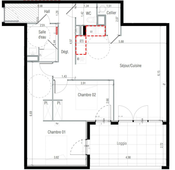location Appartement en résidence Beziers - Photo 2