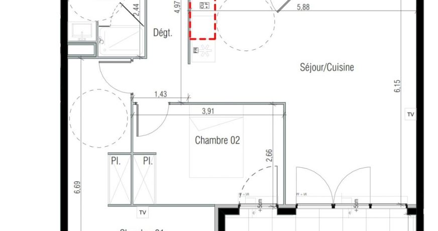 location Appartement en résidence Beziers