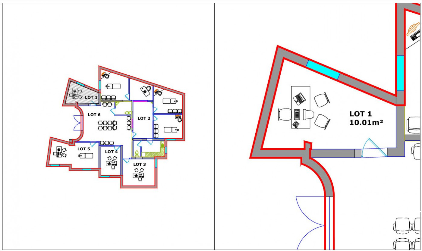 à vendre Bureau Mauguio - Photo 2