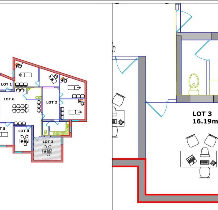 à vendre Bureau Mauguio