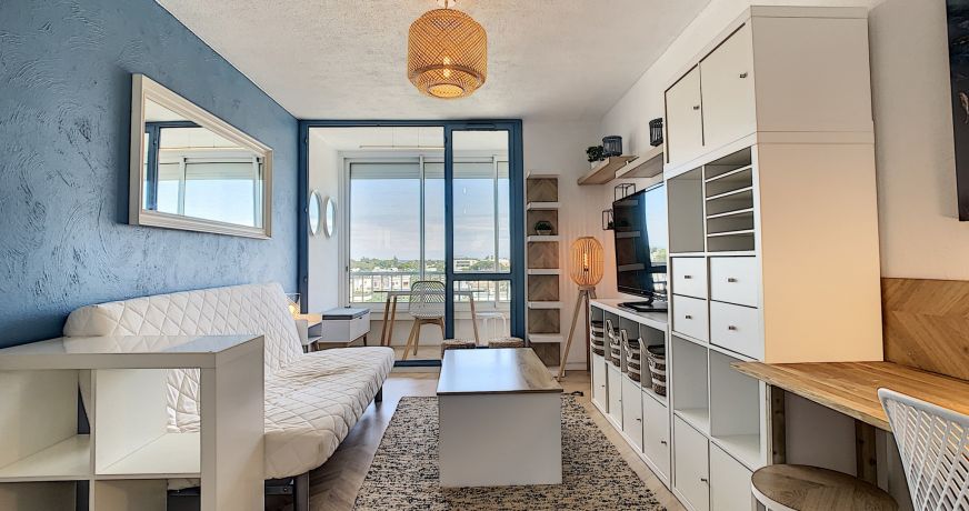 en location saisonnière Studio cabine Carnon