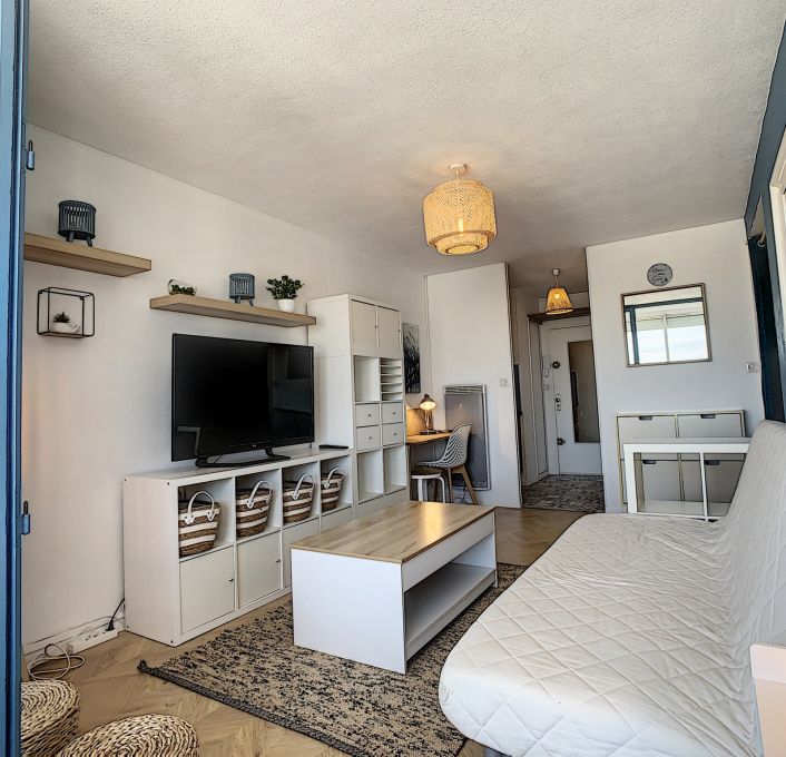 en location saisonnière Studio cabine Carnon