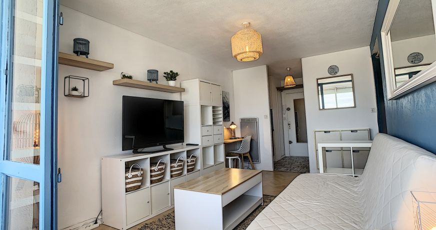 en location saisonnière Studio cabine Carnon