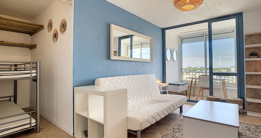 en location saisonnière Studio cabine Carnon