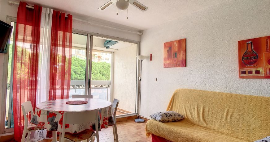 en location saisonnière Studio cabine Carnon